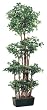 Faux 72" High Ficus Wall Tree