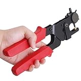 Ecloud Shop レザーベルトバンドストラップ用の穴パンチプライヤーハンドツール