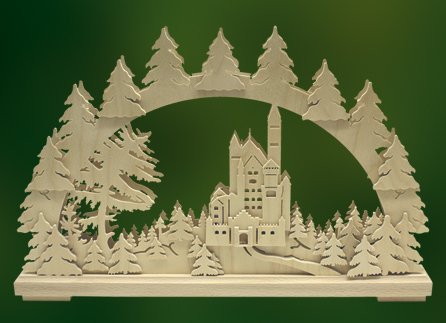 Neuschwanstein Castle German Electric Arch