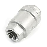 uxcell　チェックバルブ　逆止弁　コネクタ　スプリングロード　垂直タイプ　メスネジ径18.5mm