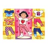 kids and infants educational toys item: Melissa & Doug Girl Dress-Up Mix 'n Match Peg