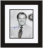 Scotty Bouman Autographed/Hand Signed Detroit Red Wings 8x10 Photo - Hall of Famer - Custom Framed