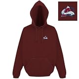 Colorado Avalanche NHL Goalie Pullover Hooded Sweatshirt (Maroon) at Antigua NHL