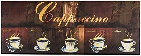 Premium Decorative Designer Floor Mat 18" x 47", Cushioned with 15 MM (0.6 inch) PVC Form, Extra Long