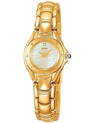 Seiko Womens SXGJ78 Diamond-Accent Mother of Pearl Watch
