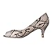 Riverberry Women's Lydia Open Peep Toe Kitten Heel Pumps