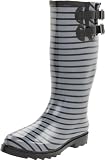 Chooka Women's Premium Stripe Rain Boot