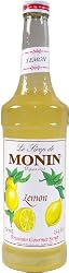 Monin Flavored Syrup, Lemon, 33.8-Ounce Plastic Bottles (Pack of 4)