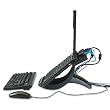 3M Vertical Notebook Computer Riser, Cable Management, 9w x 3-3/4d x 9-1/2h, Black