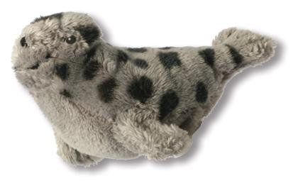 Fingerpuppe Robbe grau Seehund
