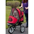 Pet Gear AT3 Generation 2 All- Terrain Pet Stroller for pets up to 60-Pounds, Red Poppy