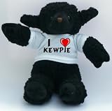 Plush Black Sheep with I Love Kewpie T-shirt