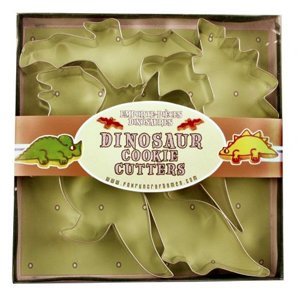 Kitchen: Fox Run Dinosaur Cookie Cutter Set