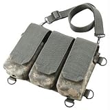 .223 Caliber Mag./Utility Pouch, Holds 9 Mag., ACU Camo