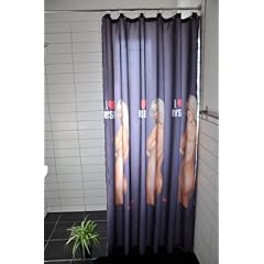 Duschvorhang I love Myself 180x200 cm Textil Duschvorhang Badevorhang