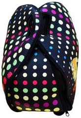 Kanlingan Gourmet Getaway, Large Insulated Women Lunch Bag with Multi Colored Dot