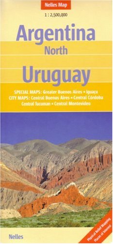 City Travel Guides Discounted  Books : Argentina North and Uruguay Nelles Map (Nelles Maps)