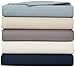 Amazon Basics Lightweight Super Soft Easy Care Comfortable Microfiber 3 Piece Bed Sheet Set with 14-Inch Deep Pockets, Twin XL, Beige, Solid