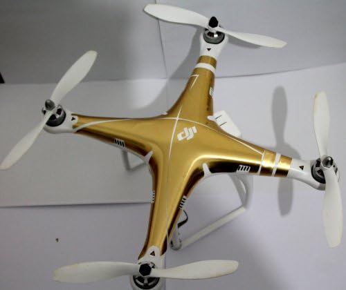 Gold Decal sticker wrap vynil skin compatible with Dji Phantom 2 vision