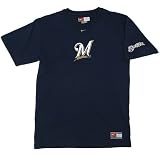 Milwaukee Brewers Youth Logo Tackle T-shirt by Nike