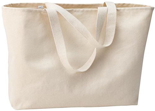 Joe's USA Jumbo Tote Bag a Sturdy 10-ounce Cotton Oversized Tote Bag