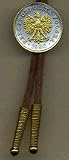 Polish 50 Zlotych Eagle Two Tone Coin Bolo Tie