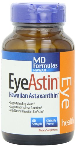 Nutrex Hawaii MD Formulas EyeAstin, 60-v-gels Bottle Nutrex Hawaii MD Formulas EyeAstin, 60-v-gels Bottle