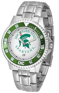 Michigan State Competitor Men's Steel Band Watch