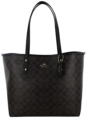 Coach Signature Large City Women's Tote Handbag Bag F36126