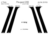 PreWoodec Fahrzeug-Innenausstattung Marke Peugeot Typ 206 Exterieur Wurzelholz