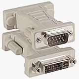 Micro Connectors DVI Analog Female to VGA Male Adapter (G08-216)