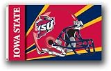 Iowa State Cyclones Helmet Design 3' x 5' Single Sided Flags