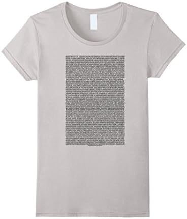 Women's B.M Script 2016 T-shirt Small Silver