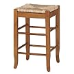 Rush Seat Barstool - Oak (29")