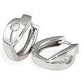 Goldmaid Damen-Creolen 925 Sterlingsilber 2 Zirkonia Co O3090S