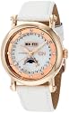 Carlo Monti Damen-Armbanduhr Rotgold/wei&szlig; CM110-386 IP
