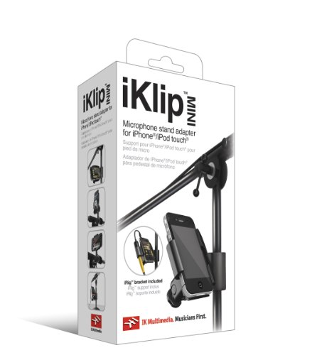 IK Multimedia iKlip MINI Universal Microphone Stand Adapter for iPod Touch and iPhone IK Multimedia iKlip MINI Universal Microphone Stand Adapter for iPod Touch and iPhone