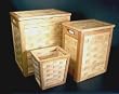 Nested Hamper Wastebasket Honey Maple