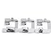 3pcs Snap-on Household Presser Feet Universal Fit Domestic Multifunction or Old Sewing Machine