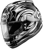 Arai Corsair V Edwards Black Full Face Motorcycle Riding Race Helmet - Black