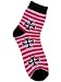 Sports : Socken Kreuz rosa
