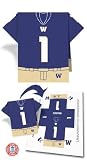 Set of 96 Washington Huskies Football JerseyNaps® Party Napkins NCAA College Athletics