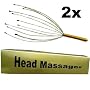 2x ORIGINAL Kopfmassage Ger�t Entspannung PUR Headmassage SPARANGEBOT