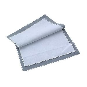 4" x 6.5" Gold and Silver Jewelry Instant Cleaning and Polishing Cloth Restores Shine