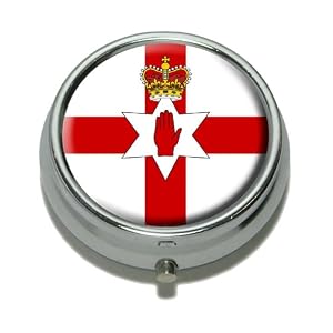 Buy flag and banner box - Graphics And More Northern Ireland Flag - Ulster Banner Pill Case Trinket Gift Box