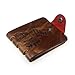 Doinshop New Fashion Mens Genuine Leather Bifold Wallet Credit Id Card Holder Slim Purse (C)