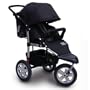 Tike Tech City X3 Swivel Stroller - Classic Black