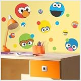 Peel & Stick By RoomMates Sesame Street Dots Wall Decals