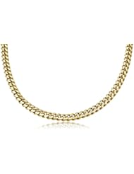 14K Solid Yellow Gold Original Handmade Cuban Curb Link Chain / Necklace 6mm Wide 24" inch Long.