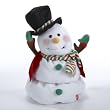 10" Animated Musical Plush "Rocking Around the Christmas Tree" Snowman Figure